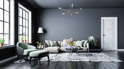 什麼顏色的家具可以搭配灰色地板?