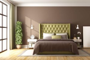 棕色牆壁的顏色窗簾：11種令人愉快的選擇