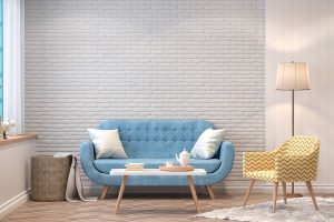 什麼顏色的牆與藍色家具最適合最誘人的家
