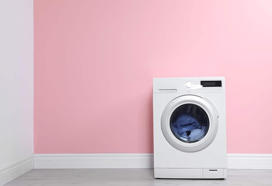 粉紅色的洗衣房