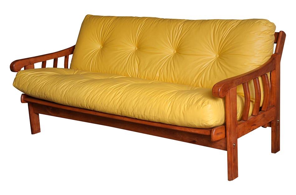 Solid wooden frame futon