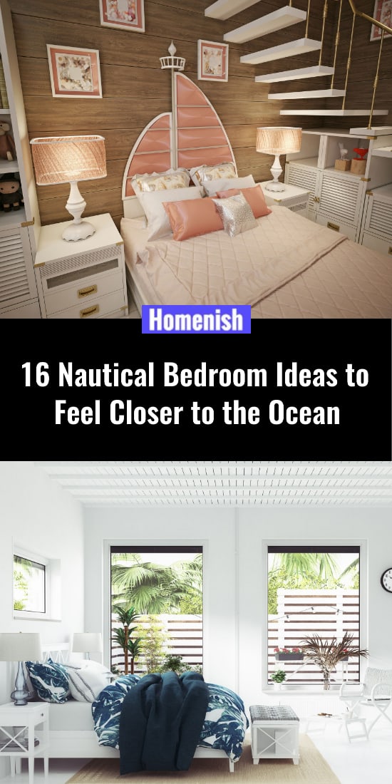 16個航海臥室的想法，以便靠近海洋