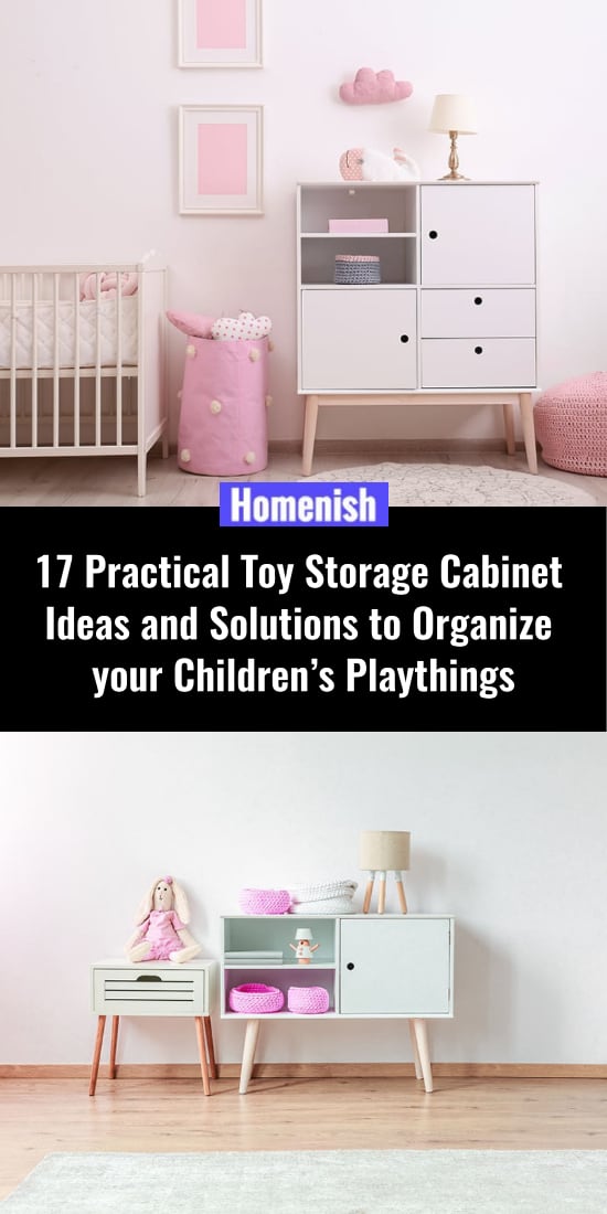 17個實用的玩具收納櫃的想法和解決方案來組織你的孩子的玩具