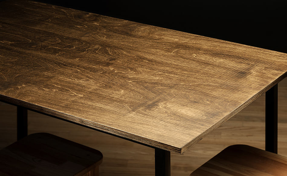 木製的桌子