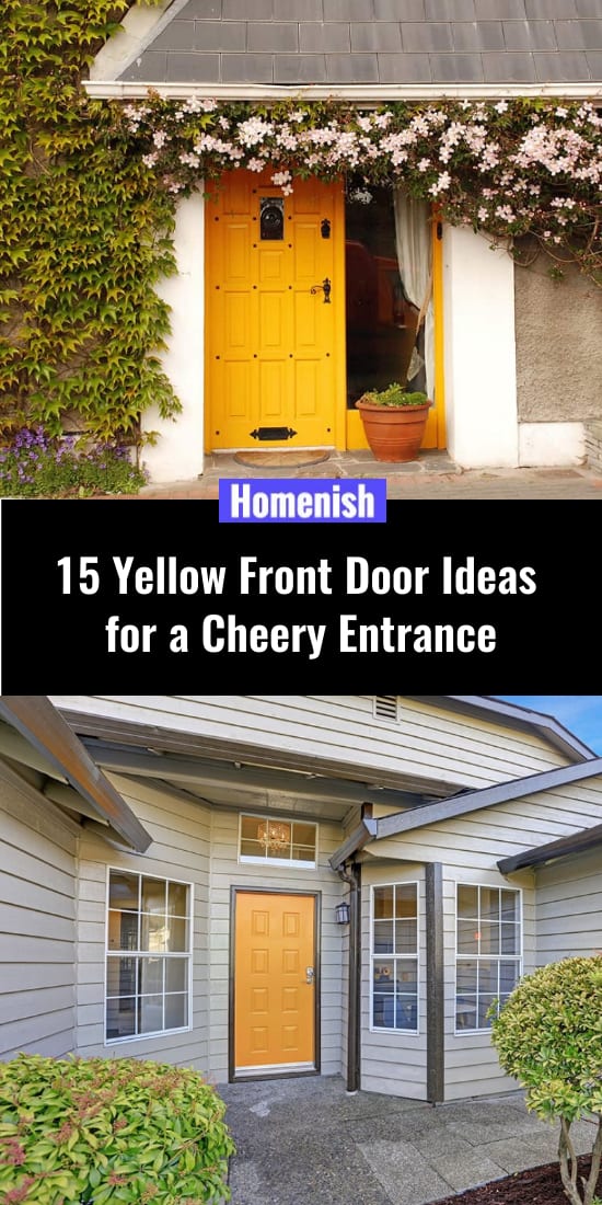 15個黃色前門的想法
