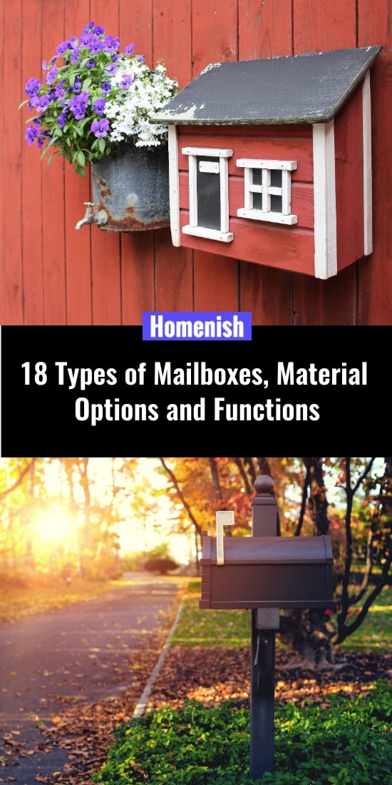 18種類型的郵箱，材料選項和功能