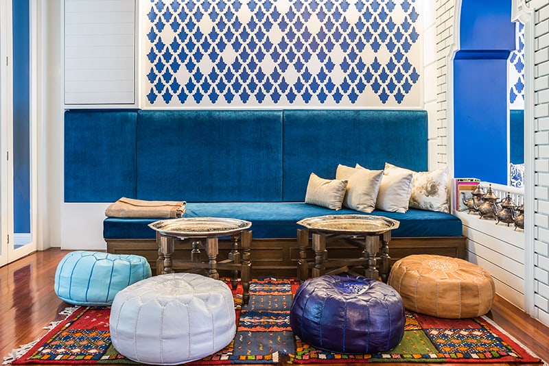 用摩洛哥風格裝飾客廳