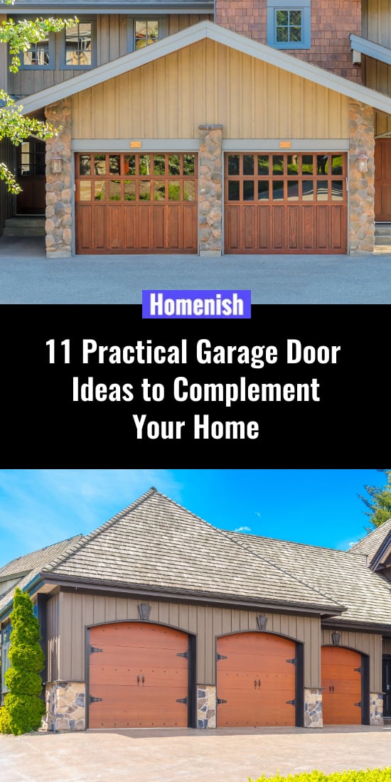 11個實用的車庫門想法來補充你的家
