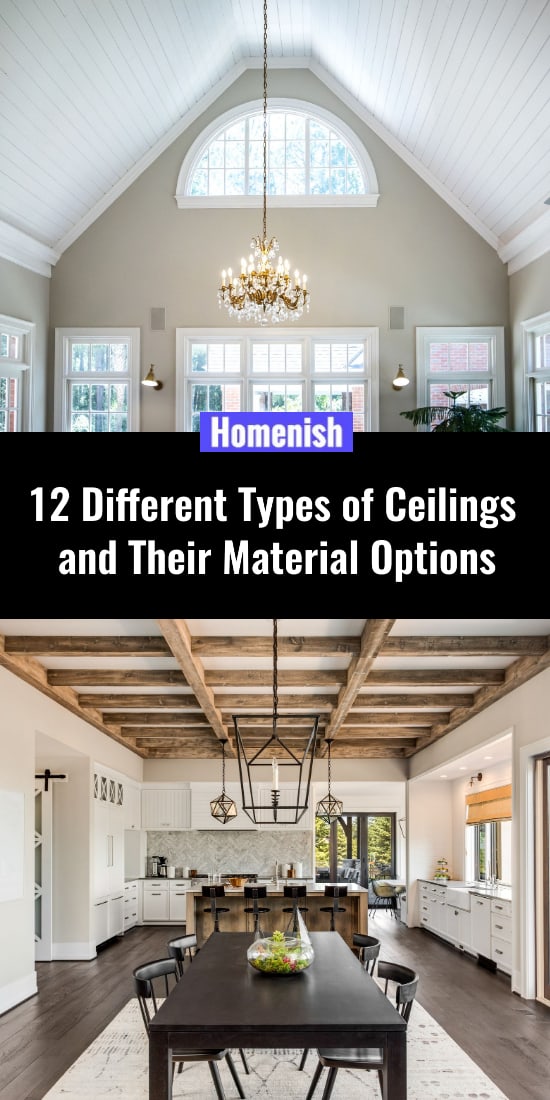 12 Different Types of Ceilings and Their Material Options