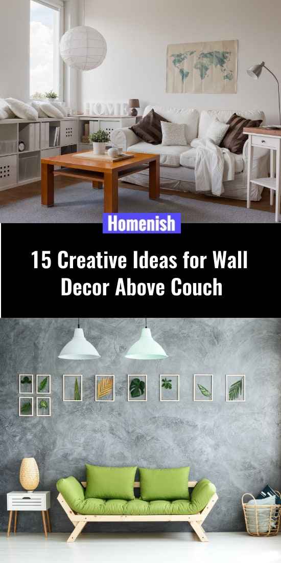 15 Creative Ideas for Wall Decor Above Couch