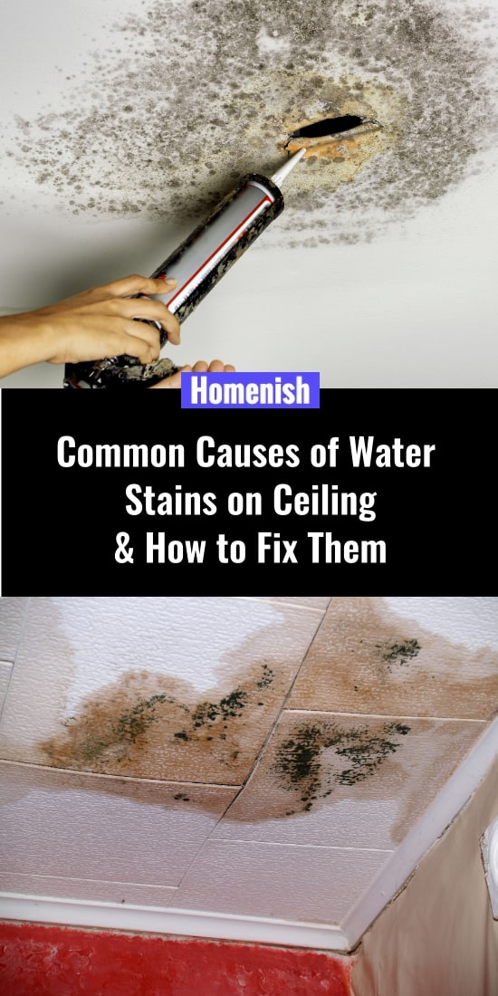 天花板水漬的常見原因及處理方法