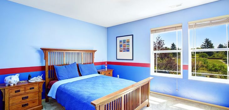 藍色的臥室的想法
