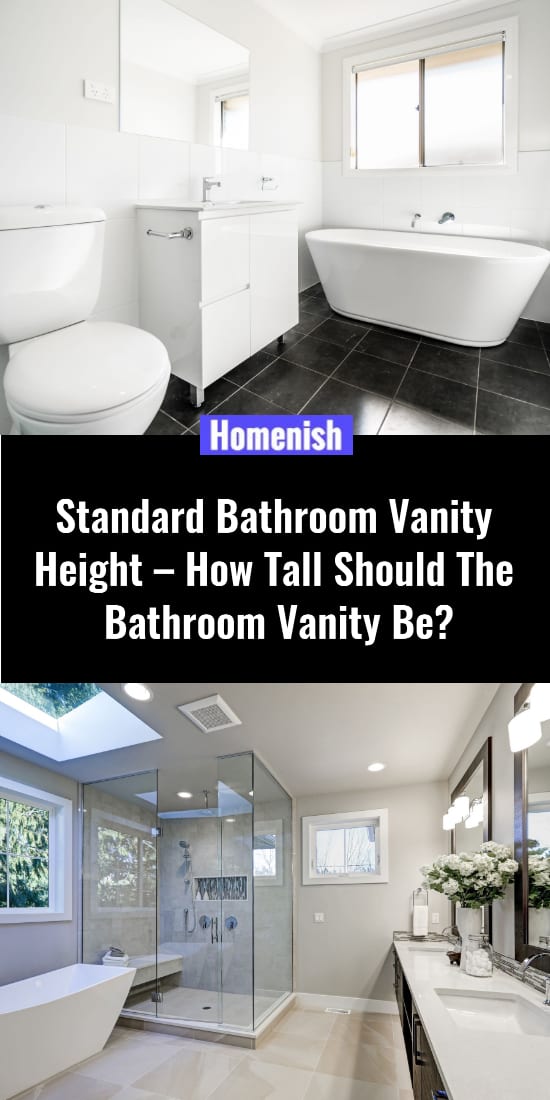 標準浴室梳妝高 - 浴室虛榮應該有多高