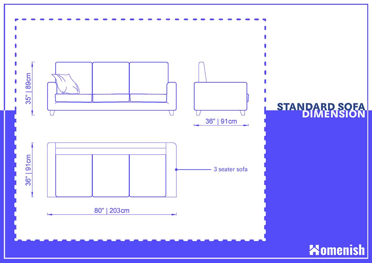Standard Dimensions for Sofas