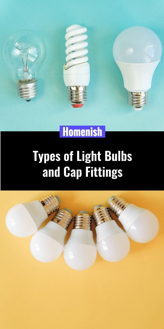 燈泡和燈蓋配件的種類