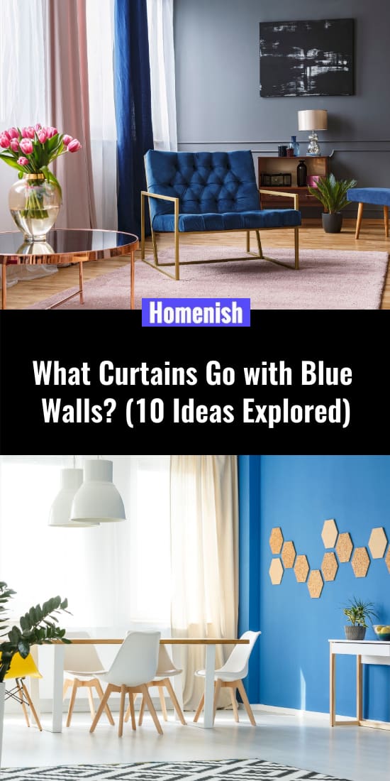 窗簾和藍色的牆(10思想探索d)