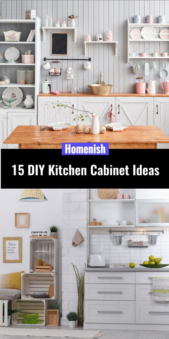 15個DIY廚房櫥櫃的主意