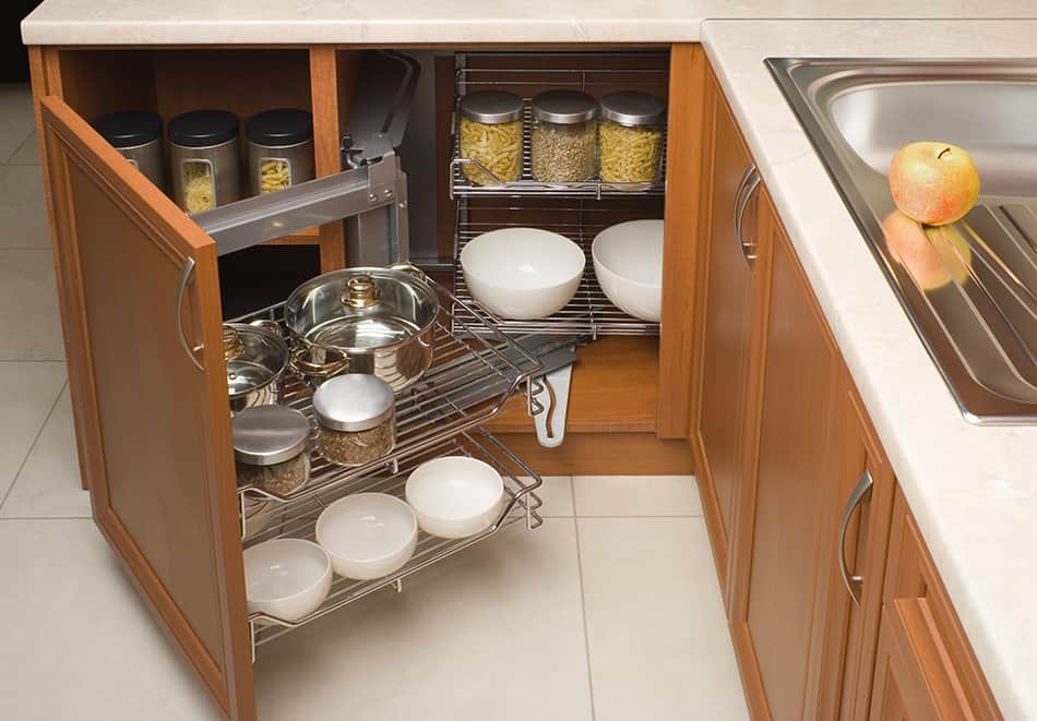 提高廚房櫥櫃的儲存能力