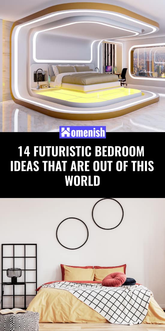 14個未來主義的臥室想法是這個世界之外的