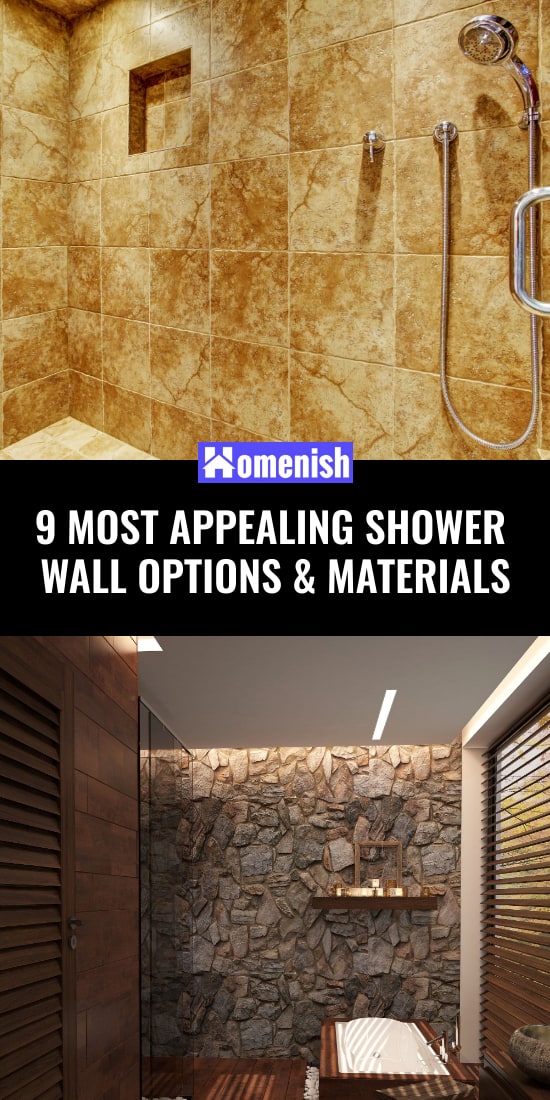 9最吸引人的淋浴牆選項和材料