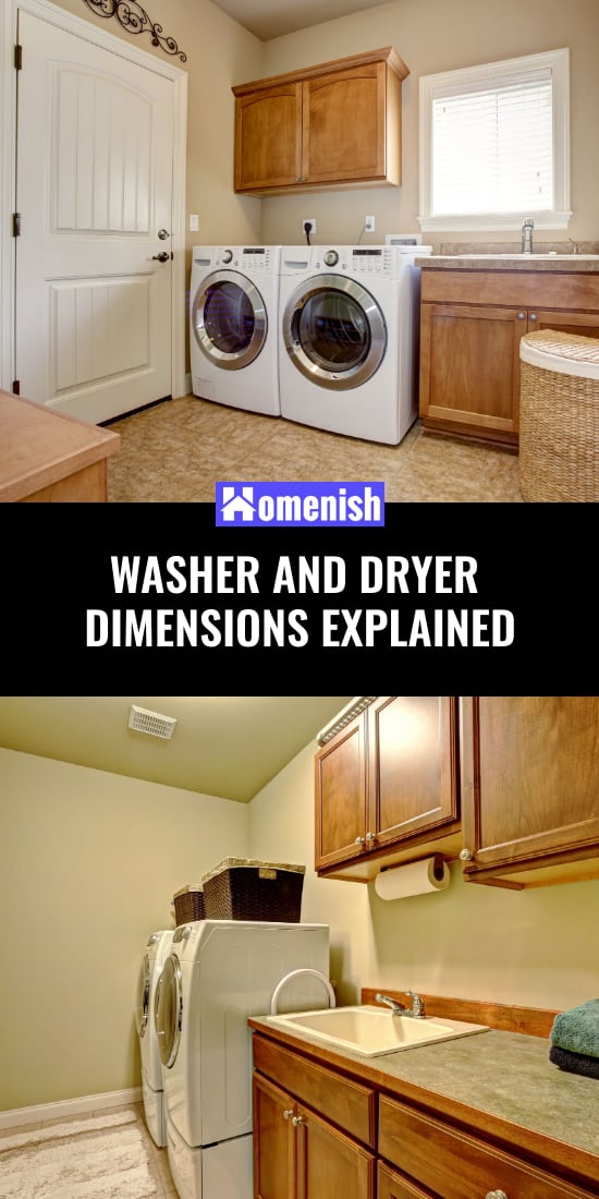 洗衣機和烘幹機尺寸解釋