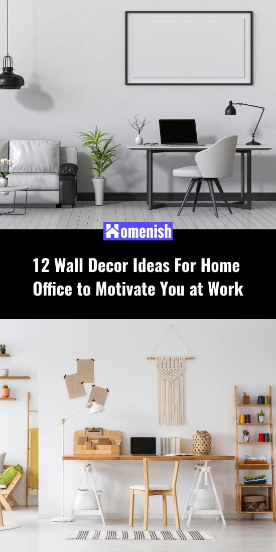 12個家庭辦公室牆壁裝飾的想法，激勵你在工作中