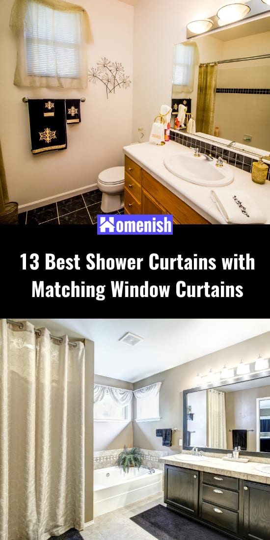 13最好的浴簾和配套的窗簾