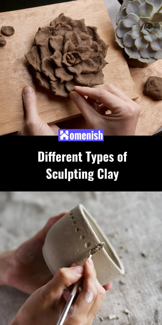 不同類型的雕刻粘土