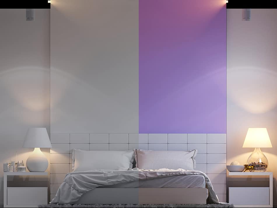臥室牆壁的最佳雙色組合