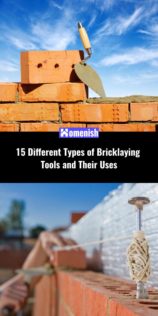 15種不同類型的砌磚工具及其用途