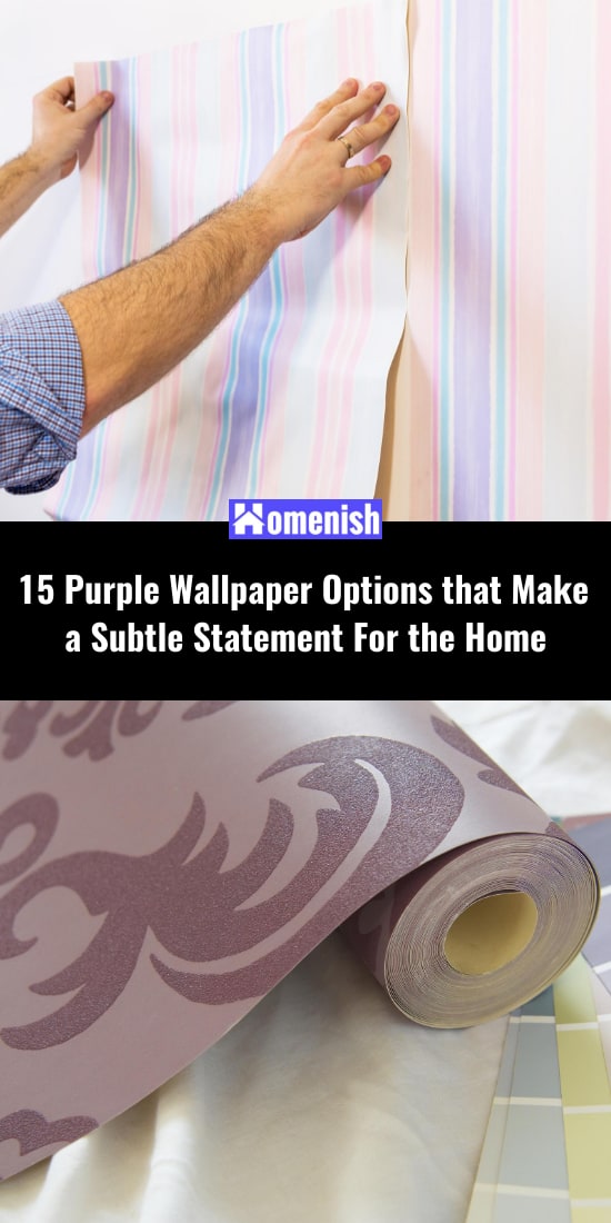 15種紫色牆紙的選擇，為家做一個微妙的聲明