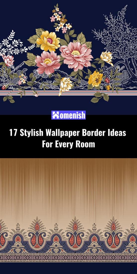 17 Stylish Wallpaper Border Ideas For Every Room