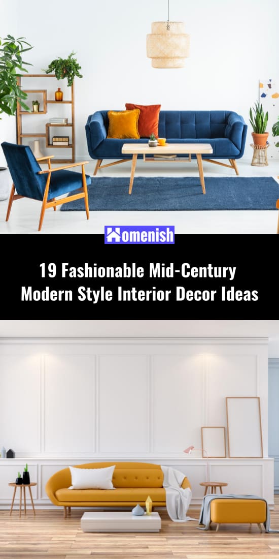 19個時尚的中世紀現代風格室內裝飾的想法