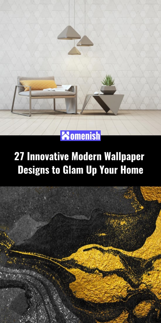 27個創新的現代壁紙設計，讓你的家