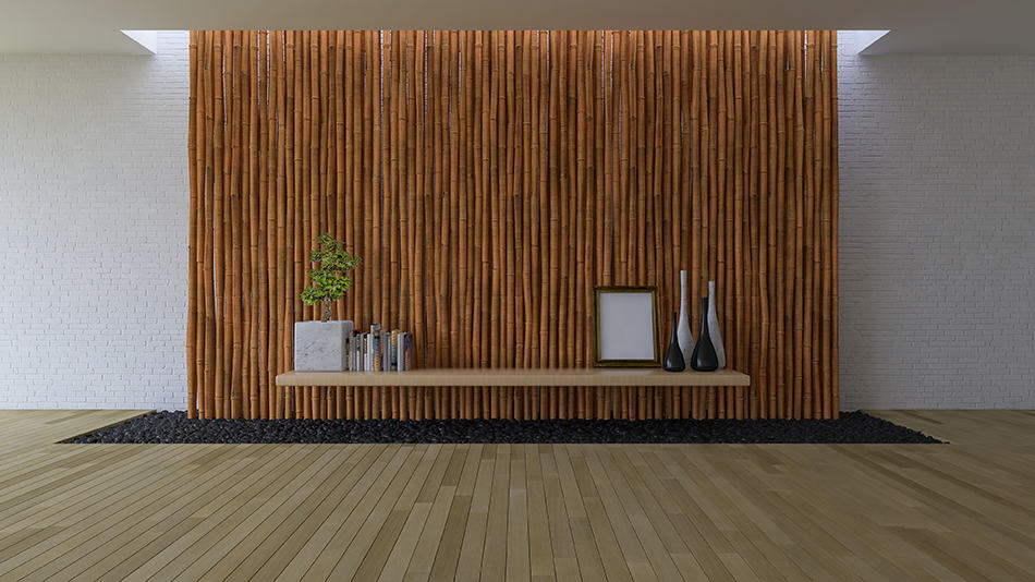 Bamboo as an Accent Wall