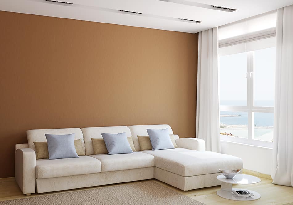Decorate a Living Room With Brown Walls