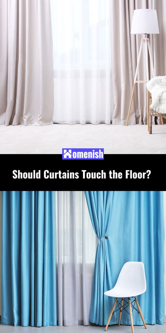 窗簾應該垂到地板上嗎
