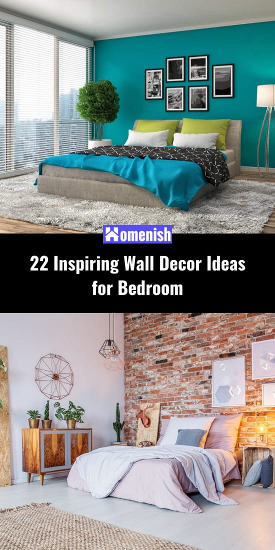 22個鼓舞人心的臥室牆壁裝飾創意