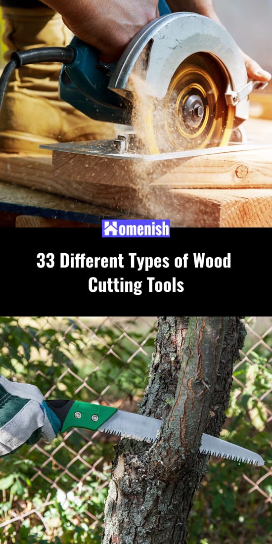 33種不同類型的木材切割工具