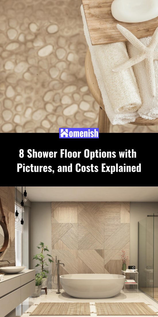8淋浴地板選項與圖片，並解釋成本