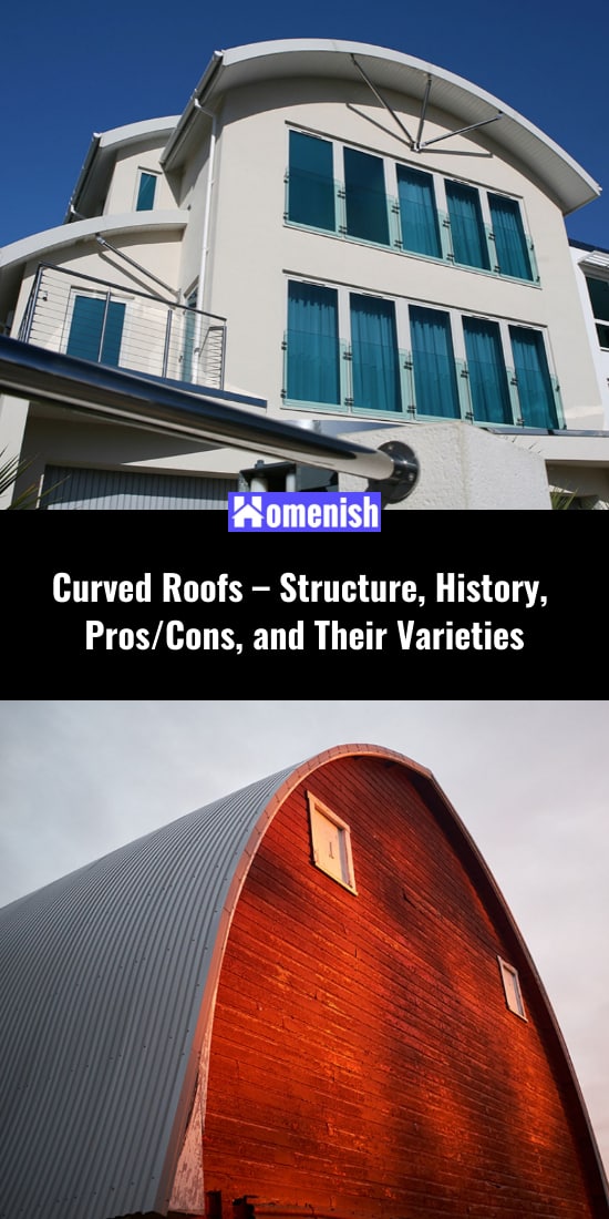 彎曲屋頂-結構，曆史，procons，和他們的變種