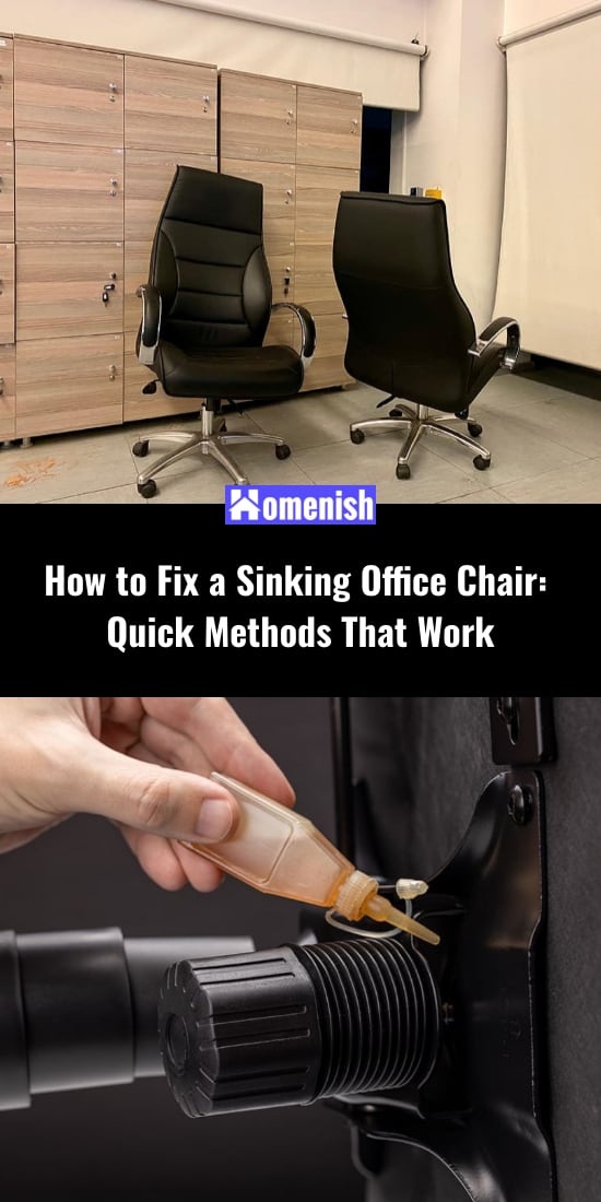 如何快速修複下沉的辦公椅