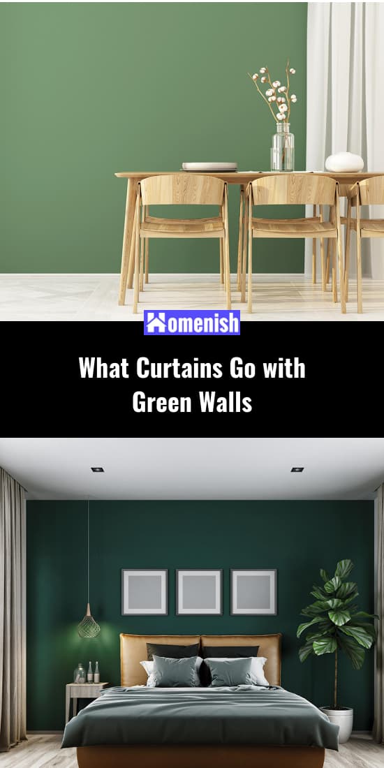 什麼樣的窗簾配綠色的牆
