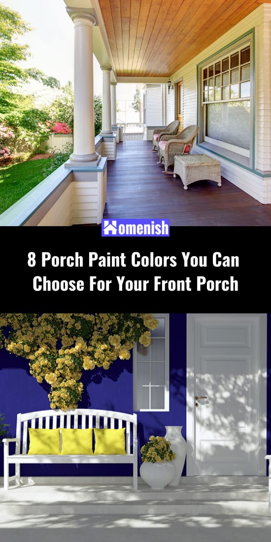 你可以為你的前門廊選擇8種門廊油漆顏色