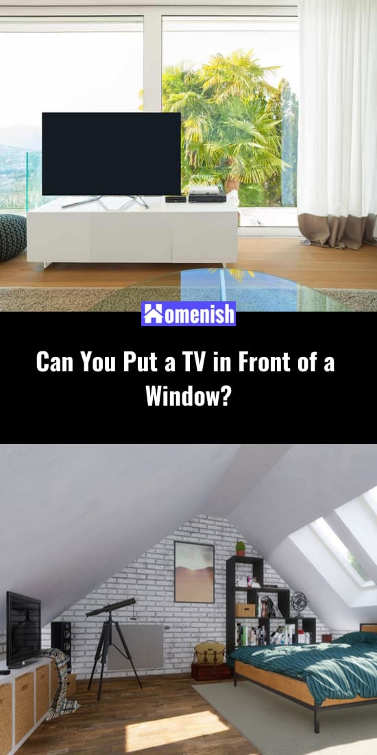 你能在窗戶前放一台電視嗎