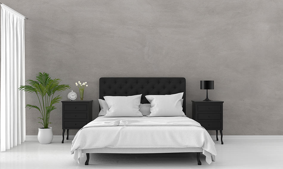 什麼顏色的床上用品可以搭配黑色家具?
