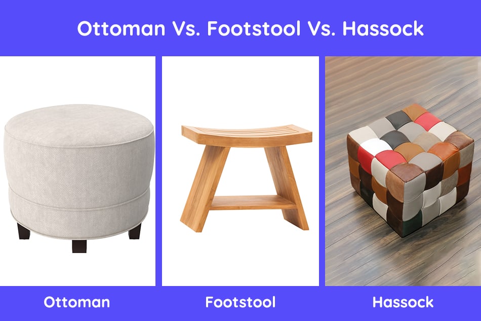 奧斯曼、Footstool和Hassock:它們有什麼區別?