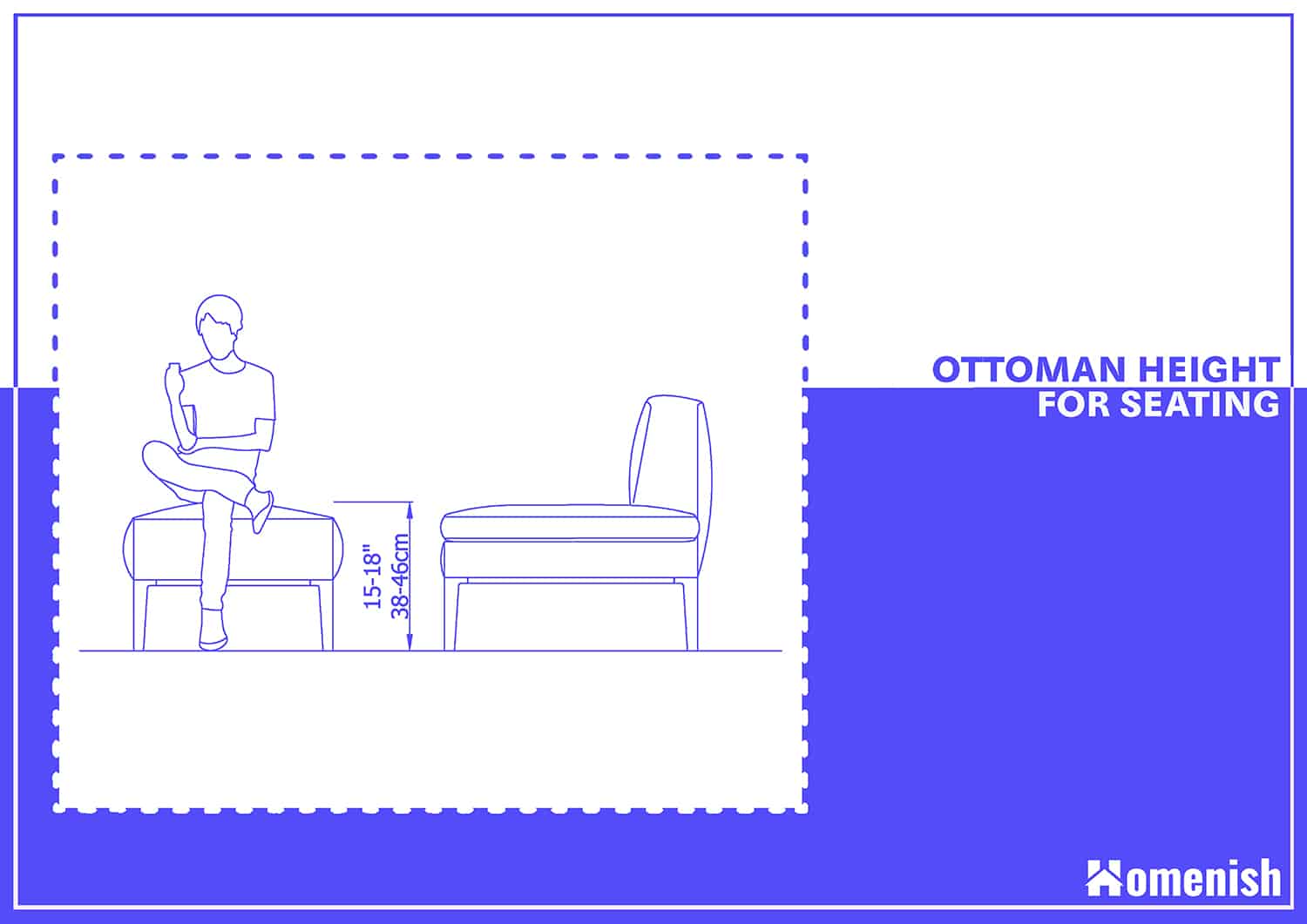 Ottoman Height for Extra Seating