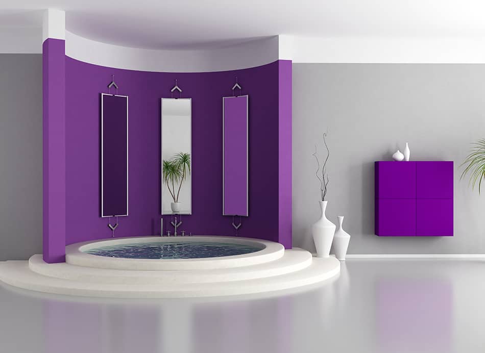 添加一個紫色的特色牆