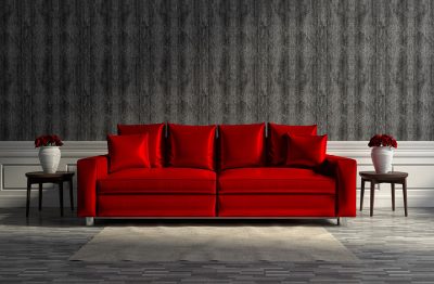 紅色沙發配什麼顏色的地毯?11個絕妙的主意